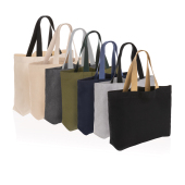 Impact Aware™ recycled canvas XL draagtas 240gsm ongeverfd, groen
