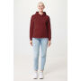 Iqoniq Jasper gerecycled katoen hoodie, bordeauxrood (XXS)