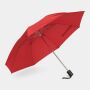 Opvouwbare, uit 2 secties bestaande manueel te openen paraplu REGULAR rood