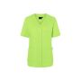 KS 63 Short-Sleeve Ladies' Tunic Essential, from Sustainable Material , 65% GRS Certified Recycled Polyester / 35% Conventional Cotton - kiwi - 34