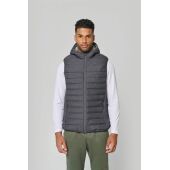 Bodywarmer met capuchon volwassene Marl Dark Grey XS