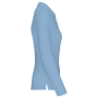 Damespolo lange mouwen Sky Blue 3XL