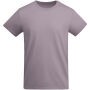Breda biologisch katoenen herenshirt met korte mouwen - Zacht lila - S