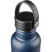 Gerecyclede roestvrijstalen dubbelwandige drinkfles (500 ml) Lior zwart