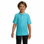 SUMMER II KIDS - SUMMER II KIDS Polo 170g - XXL - Atolblauw