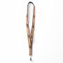 Zeefdruk lanyard van kurk en polyester Zeefdruk lanyard van kurk en polyester