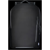 Aqua GRS gerecyclede waterbestendige 15" laptoprugzak 21 l - Zwart