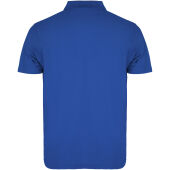 Austral unisex polo met korte mouwen - Koningsblauw - 2XL