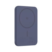 Urban Vitamin Pomona 5000mAh Qi2.2 25W magnetische powerbank, blauw