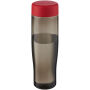 H2O Active® Eco Tempo waterfles van 700 ml met schroefdop - Rood/Charcoal