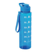 AQUA LEVEL - Sportdrinkfles blauw