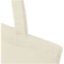 Madras 140 g/m2 draagtas van GRS gerecycled katoen 7 l - Naturel