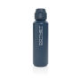 Via RCS Re-steel lockable sport bottle 600ML, donkerblauw