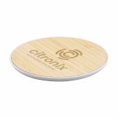 Bamboo 15W Wireless Fast Charger draadloze snellader - wit