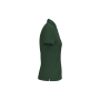 Ecologische damespolo in piquétricot Forest Green XS