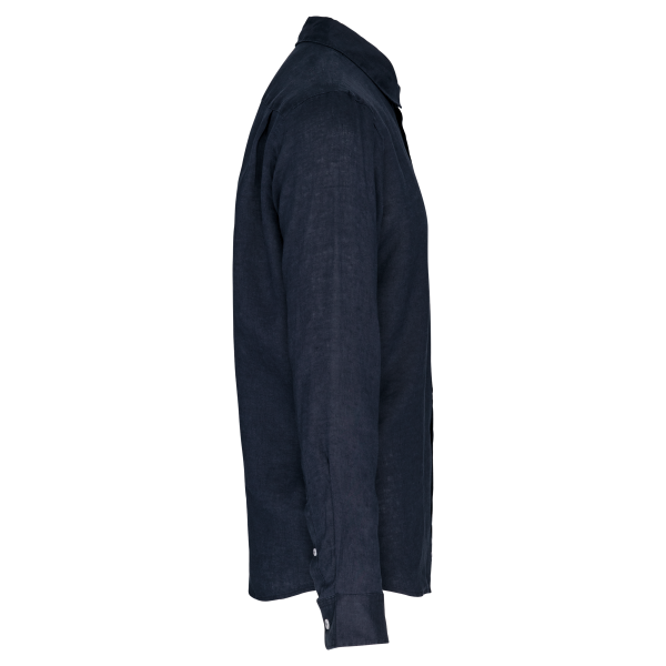 Chemise en lin homme Navy Blue XS Chemise en lin homme Navy Blue XS