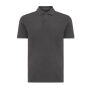 IQONIQ Yosemite gerecycled katoen pique polo, heather anthracite (M)