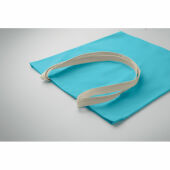 ZEVRA COLOUR - Katoenen boodschappentas - Turquoise