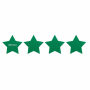 STARGUARD - RPET vilten onderzetters - Groen