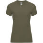 Bahrain sportshirt met korte mouwen voor dames - Militar Green - 2XL