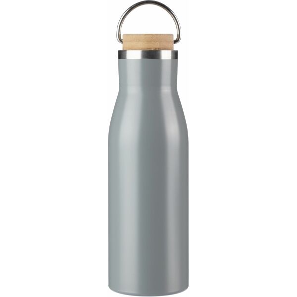 Gerecycled roestvrijstalen fles Aline grijs Gerecycled roestvrijstalen fles Aline grijs