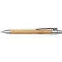 Bamboe balpen Lacey zilver