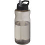 H2O Active® Eco Big Base 1 l drinkfles met tuitdeksel - Charcoal/Zwart