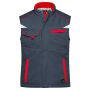 Workwear Softshell Padded Vest - COLOR - carbon/red XS