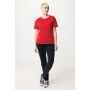 IQONIQ Yala dames lichtgewicht gerecycled katoen t-shirt, rood (L)