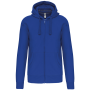 Hooded Sweater Met Rits Light Royal Blue M