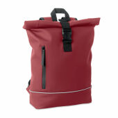 LAPTOSA - Laptop 15" rolltop PU rugzak - Bordeaux