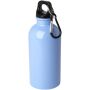 Oregon 400 ml RCS gecertificeerde enkelwandige roestvrijstalen waterfles met karabijnhaak - Cloud Blue