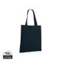 Impact AWARE™ gerecycled katoenen draagtas 145gsm, donkerblauw