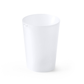KORVAX Herbruikbare flexibele PP-beker 500 ml - wit KORVAX Herbruikbare flexibele PP-beker 500 ml - wit