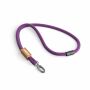 Polyester koord-keycord met bamboe plaatje