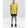 *Progress contrast jersey jr black/Sw.yel 122/128