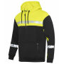 7104 1/2 ZIP HOODIE PGL Black/Yellow XXL