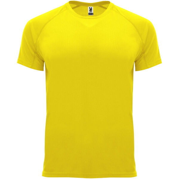Bahrain short sleeve kids sports t-shirt - Yellow - 12