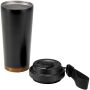 Hampton 480 ml RCS-beker van gerecycled roestvrij staal met dubbele wand en vacuümisolatie - Zwart Hampton 480 ml RCS-beker van gerecycled roestvrij staal met dubbele wand en vacuümisolatie - Zwart