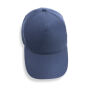 Impact AWARE™ 5 panel 190gr gerecycled katoenen cap, donkerblauw