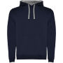 Urban hoodie voor heren - Navy Blue/Marl Grey - XS