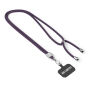 Crossbody, trendy duotone lanyard telefoonhouder van polyester