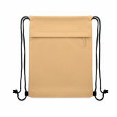 BANGKOK BAG - Trekkoordtas van 600D RPET - Khaki