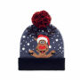 SHIMAS LIGHT - Gebreide kerstmuts LED - Blauw