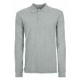 BS Evolution Polo Dames Lange Mouw - Grijs melee