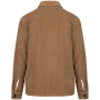 Ecologisch ribfluweel herenjasje Washed Dark Camel 3XL