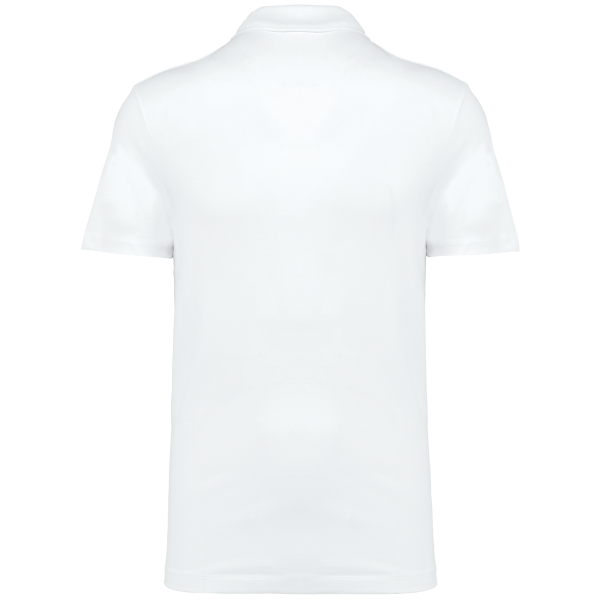 Supima® herenpolo korte mouwen White S Supima® herenpolo korte mouwen White S