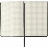 Notitieboek Bradley | Gerecycled PU | A5 | Geruit zwart