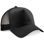 Snapback truckerpet Black One Size