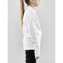 Evolve full zip jr white 134/140